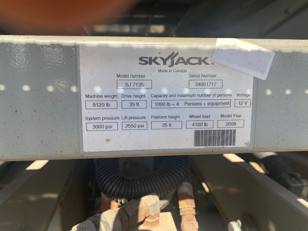 2008 SKYJACK SJ7135 - Image 22